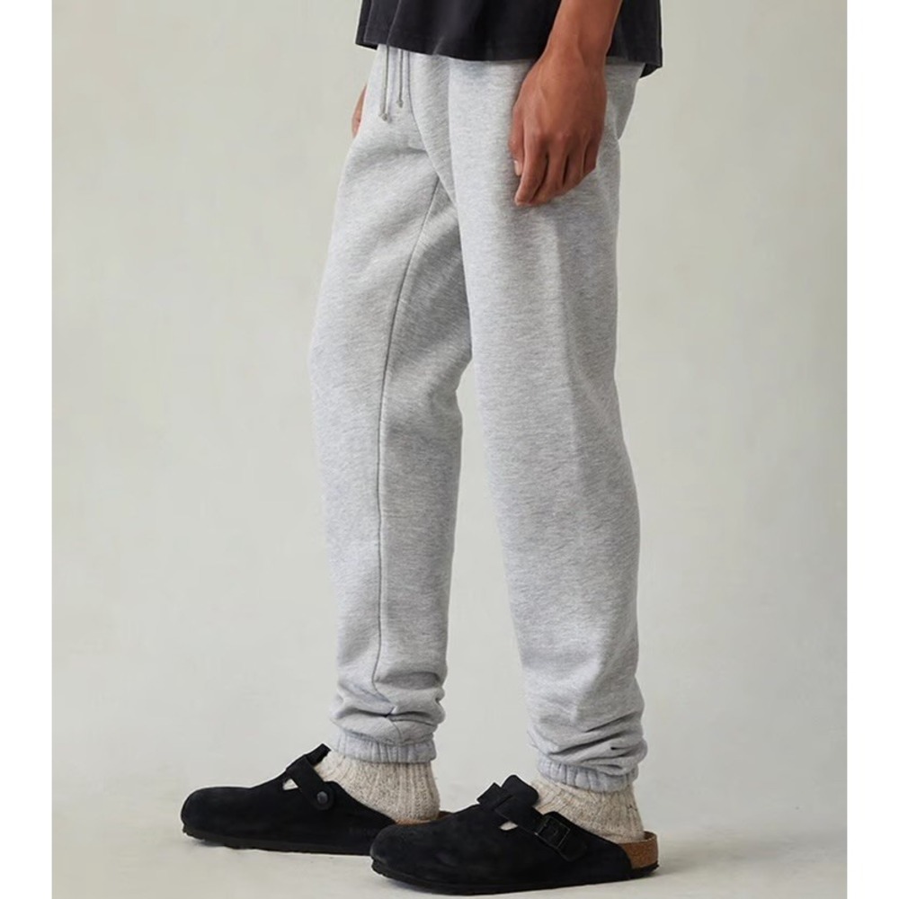 Mens Fleece Vintage Gray Sweatpant Joggers Size Small Essentials PacSun